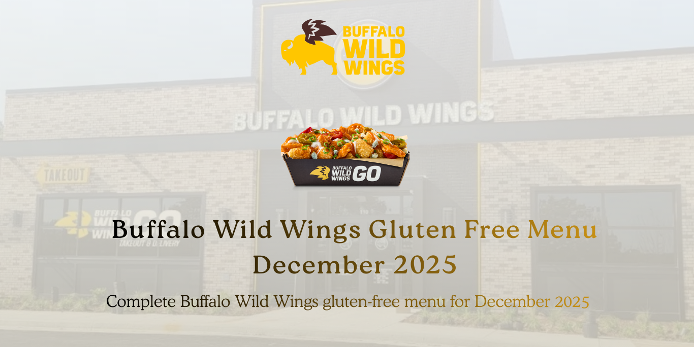 Buffalo Wild Wings Gluten Free Menu | December 2025